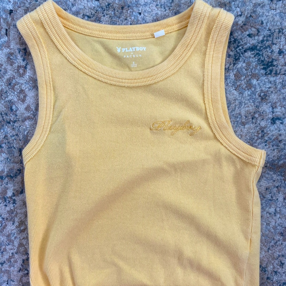 Playboy by Pacsun Cropped Tank Top